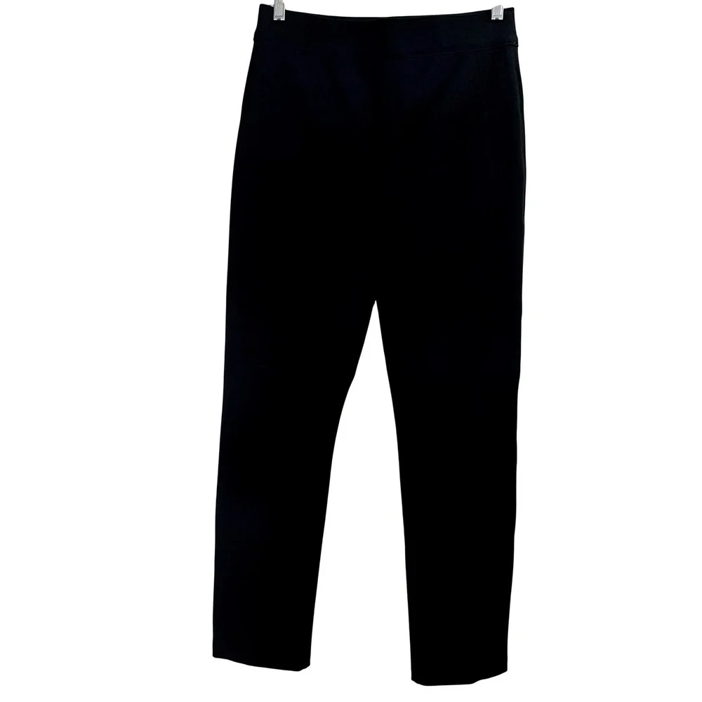 SPANX Black PerfectFit Ponte Slim Straight Pants Trousers‎ 20254R Pull On Size L